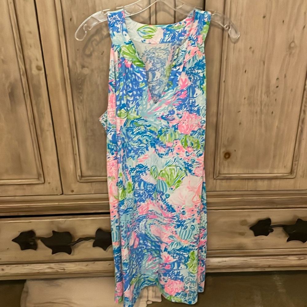 Women’s Lilly Pulitzer Dress Pima Cotton Sz L